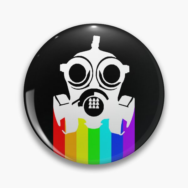 Item preview, Rainbow Gas Mask (White) designed and sold by timmytots.