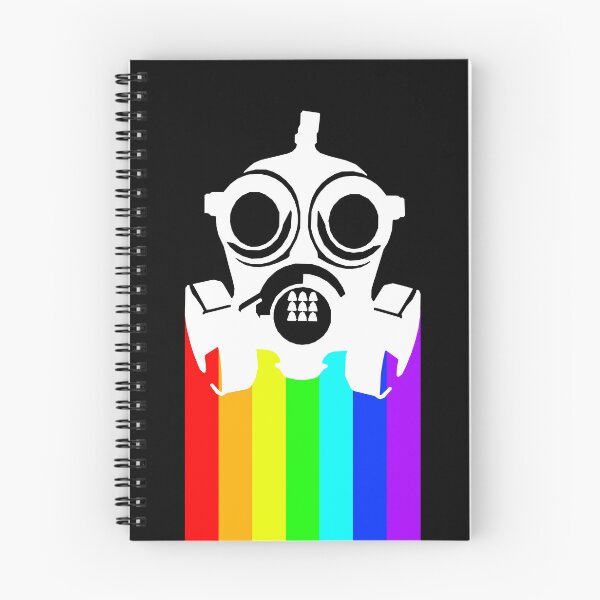 Item preview, Rainbow Gas Mask (White) designed and sold by timmytots.
