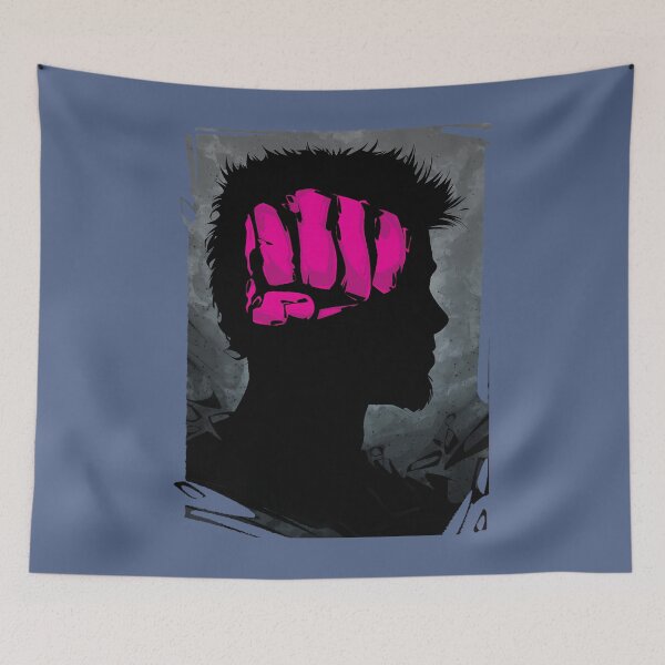 Item preview, Fight Club Fist Brain   	 designed and sold by hwmllphwt65.