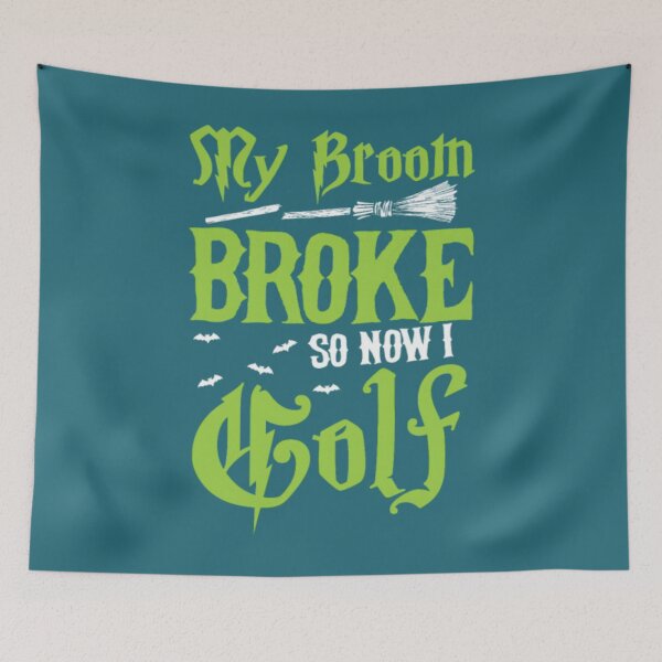 Item preview, My Broom Broke So Now I Play Golf Halloween Witch	 designed and sold by uvglwozhwrn44.