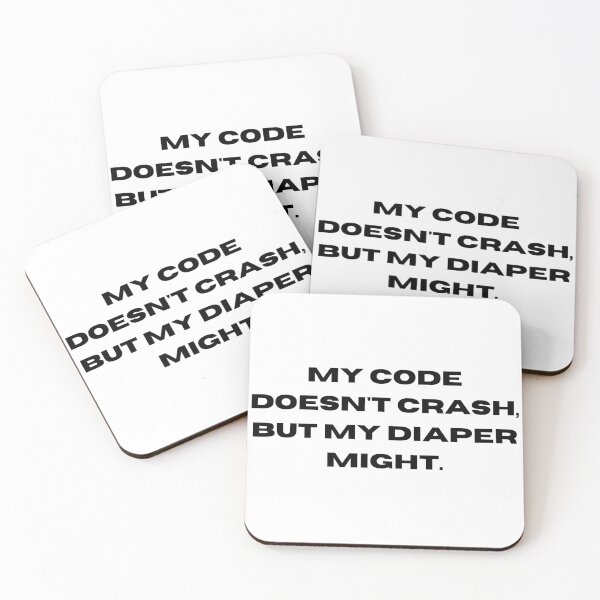 Item preview, Programmers And Developers Baby Funny Code Saying  designed and sold by CuteLovelyDesigns.