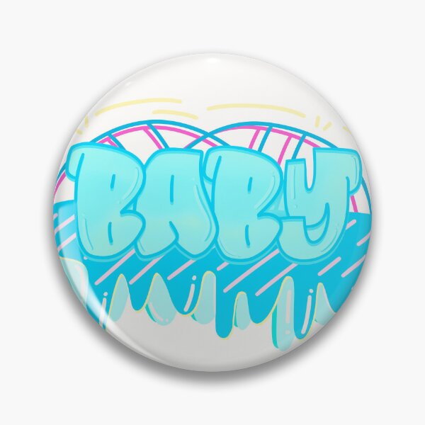 Item preview, baby graffiti (blue) designed and sold by Jackywithfrds.