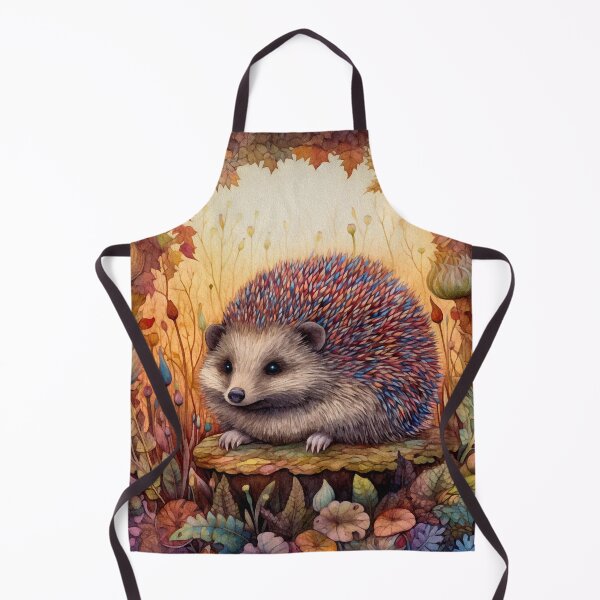 Item preview, Mystic hedgehog in fairy forest designed and sold by irinatsy.