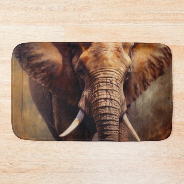 Item preview, Beautiful Oil painting of an African elephant designed and sold by SPECTRA005.
