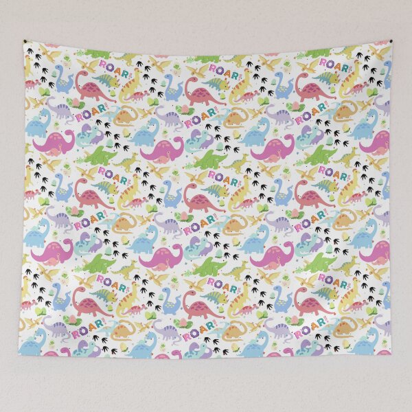 Item preview, Prehistoric Whimsy: Pastel Dinosaur designed and sold by derrslogcabin.