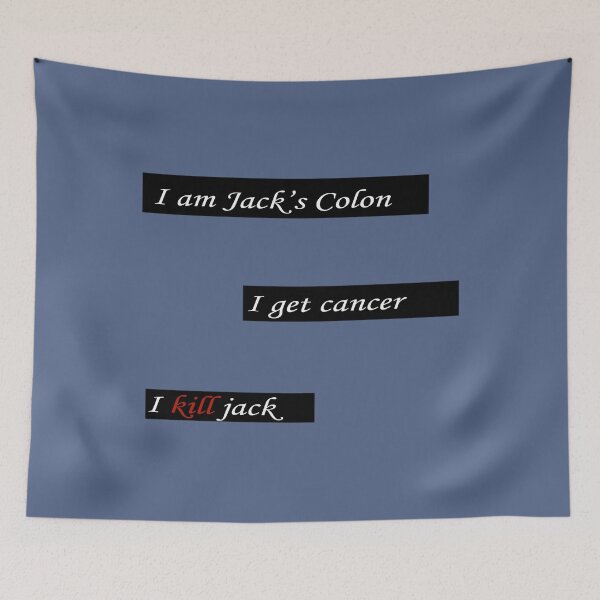 Artikelvorschau, Fight Club Ich bin Jack's Colon. Ich bekomme Krebs. Ich töte Jack. . entworfen und verkauft von hwmllphwt65.