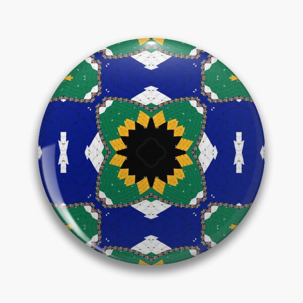 Item preview, Attractive original abstract geometric artwork, inspired by the South African flag in a vintage style. designed and sold by Ralek.