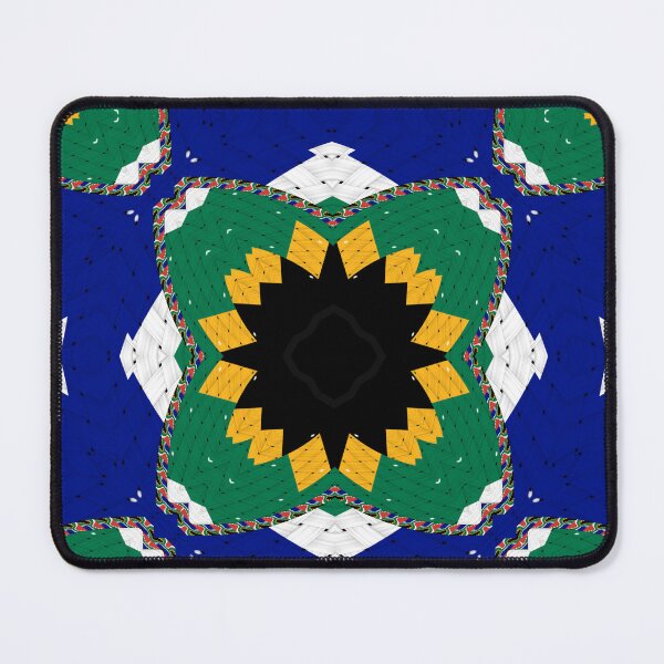 Item preview, Attractive original abstract geometric artwork, inspired by the South African flag in a vintage style. designed and sold by Ralek.