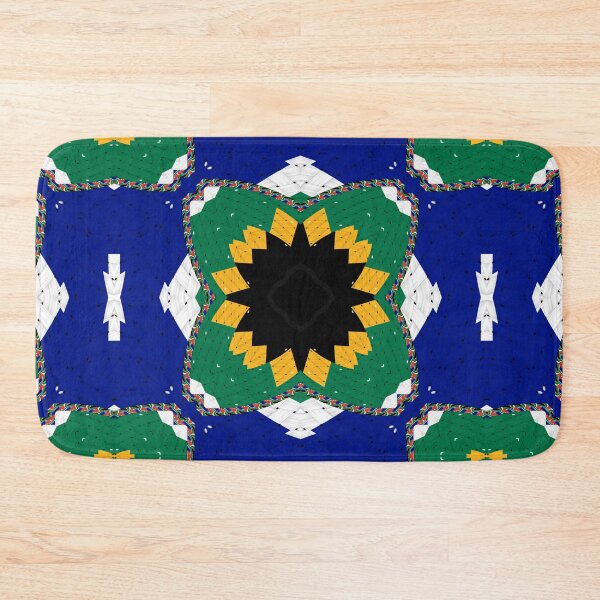 Item preview, Attractive original abstract geometric artwork, inspired by the South African flag in a vintage style. designed and sold by Ralek.