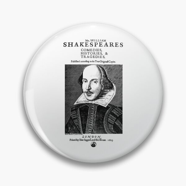Item preview, Shakespeare First Folio Frontpiece - Simple Black Version designed and sold by FlawlessWillem.