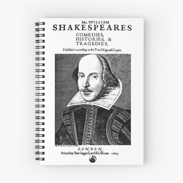 Item preview, Shakespeare First Folio Frontpiece - Simple Black Version designed and sold by FlawlessWillem.
