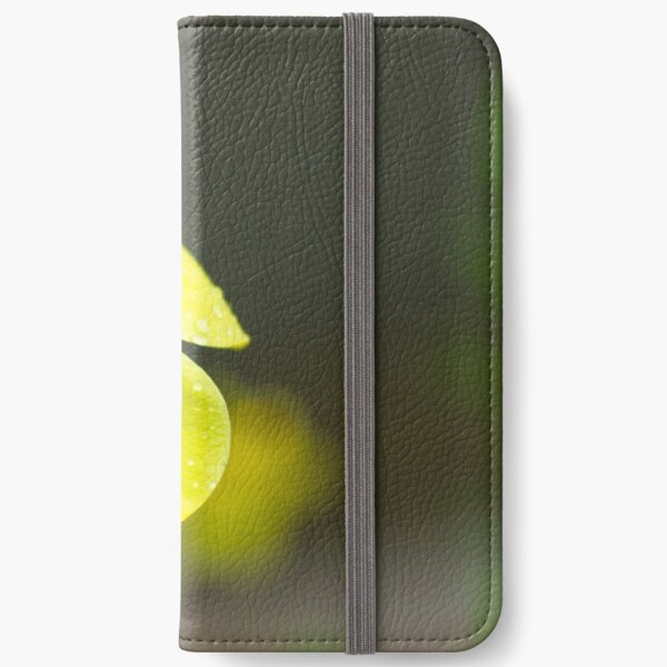 Yellow flower iPhone Wallet