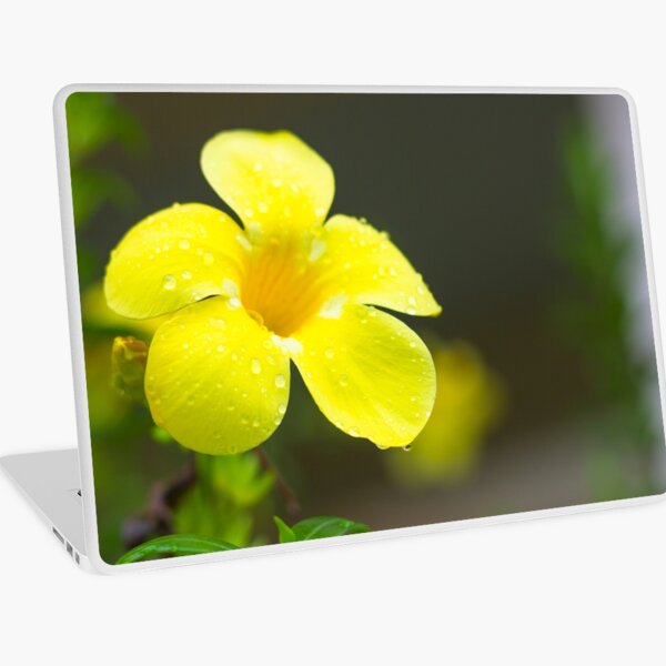 Yellow flower Laptop Skin