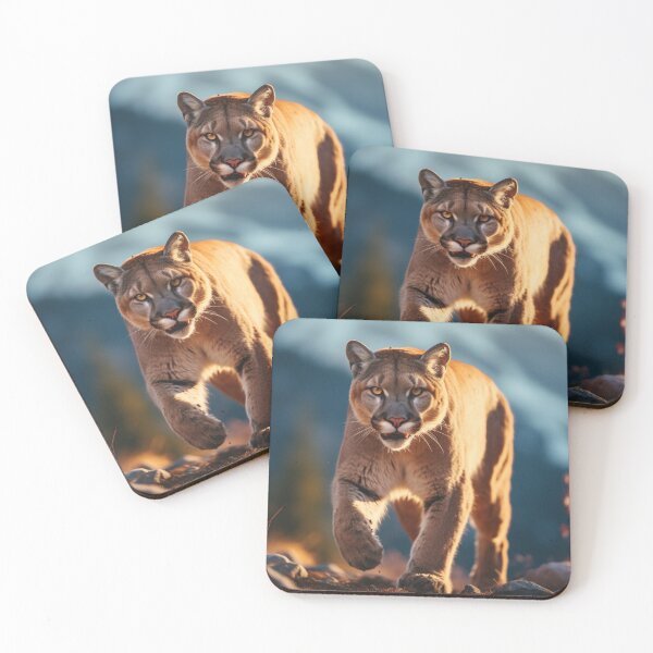 Item preview, Puma on the mountain at dusk designed and sold by Polistchuk.