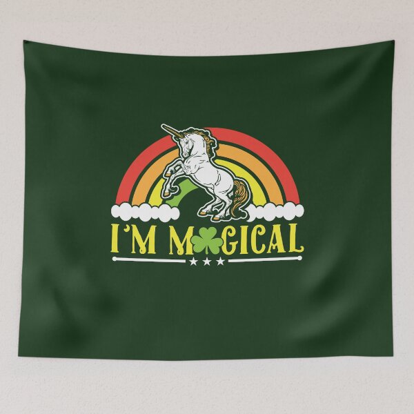 Item preview, Unicorn St Patrick's Day T-Shirt Irish Shirt designed and sold by Barnissim.