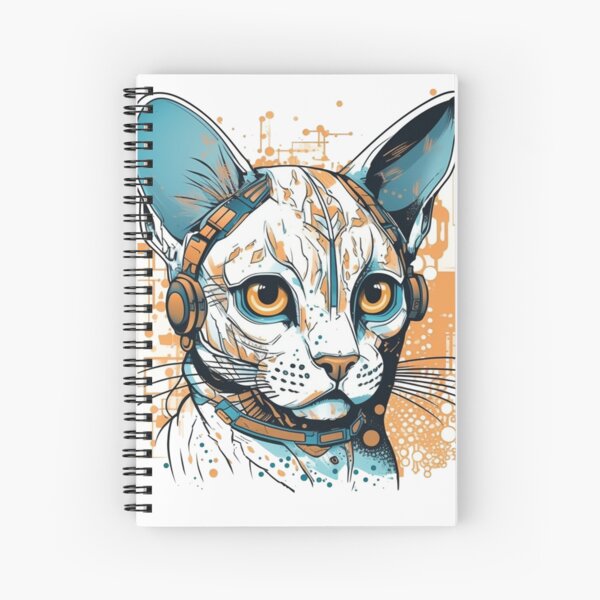 Item preview, Ocitek's High-Tech Futuristic Design for Playful Ocicats: The Tech-Savvy Feline Friends designed and sold by DooodleGod.