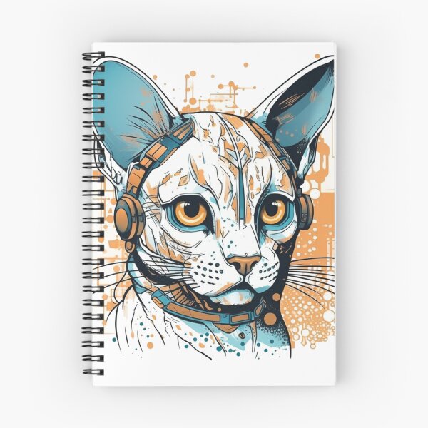 Item preview, Ocitek's High-Tech Futuristic Design for Playful Ocicats: The Tech-Savvy Feline Friends designed and sold by DooodleGod.