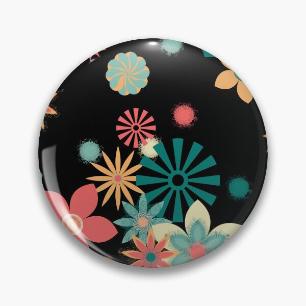 Item preview, 70s flowers designed and sold by MyMaryDesign.