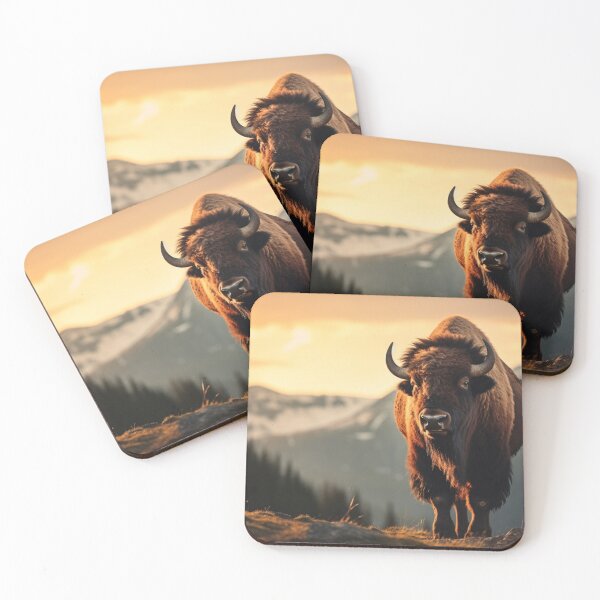 Item preview, bison in the mountain designed and sold by Polistchuk.