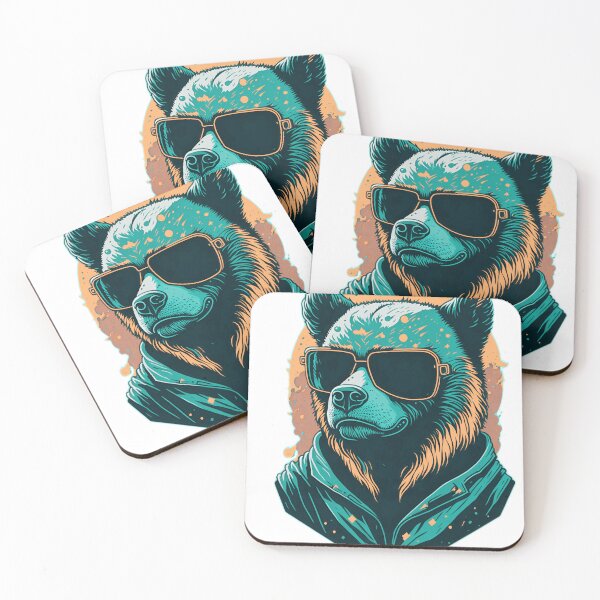Item preview, Cool  daddy bear sticker designed and sold by KRVC Studio .