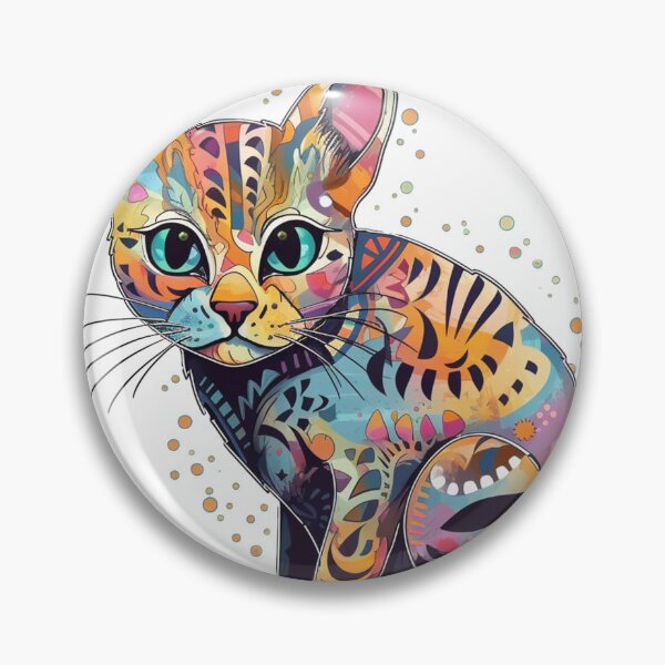 Artikelvorschau, Cat Breed Art: Feline Fusion Combines Multiple Techniques for Original entworfen und verkauft von DooodleGod.