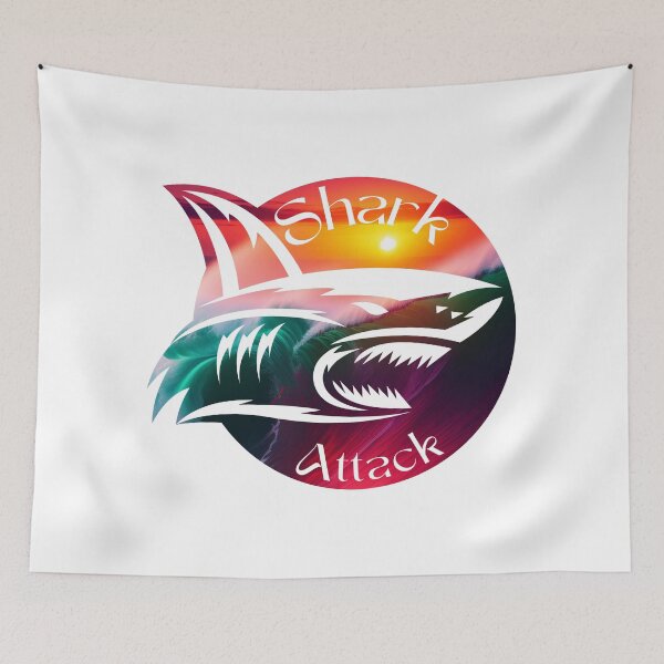Item preview, Shark Attack Circular designed and sold by JMartinParadise.