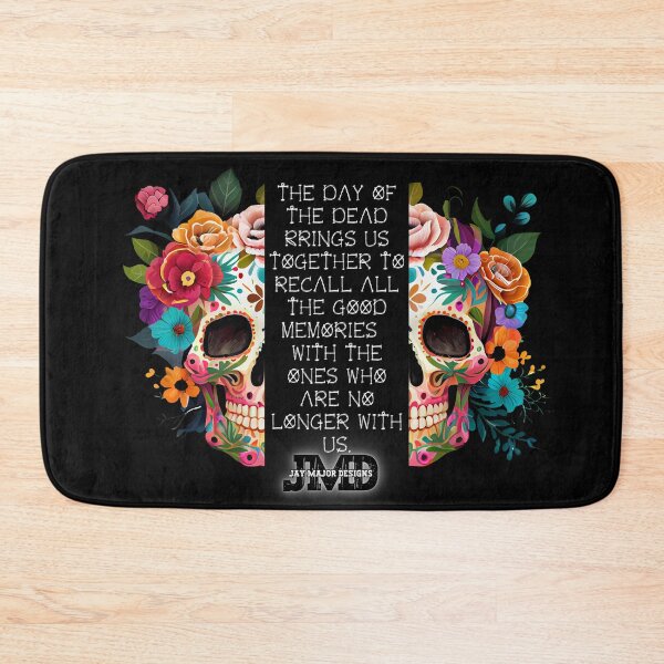 Item preview, Beautiful Floral Sugar Skull with Quote 3 of 4 designed and sold by Jenson Major.