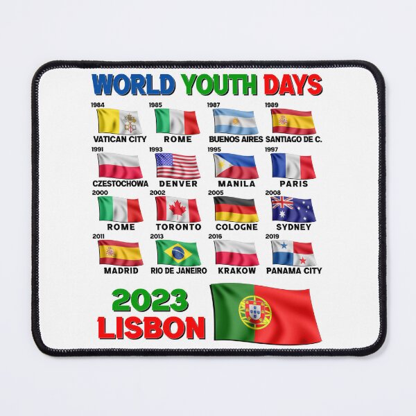 Item preview, WYD World Youth Day Lisbon 2023 the STORY jmj gmg designed and sold by superpixus.