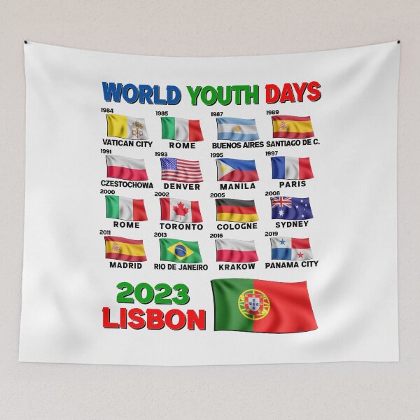 Item preview, WYD World Youth Day Lisbon 2023 the STORY jmj gmg designed and sold by superpixus.
