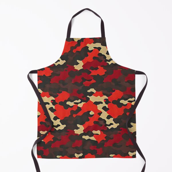 Item preview, Vigorous camouflage: camouflage patterns in dark red, orange, dark brown designed and sold by Minpadesign.