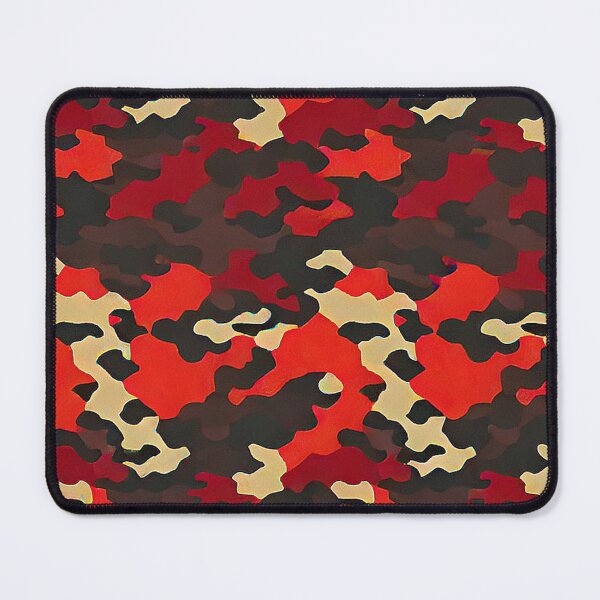 Item preview, Vigorous camouflage: camouflage patterns in dark red, orange, dark brown designed and sold by Minpadesign.
