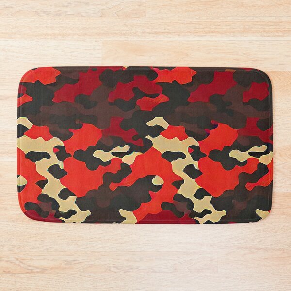 Item preview, Vigorous camouflage: camouflage patterns in dark red, orange, dark brown designed and sold by Minpadesign.