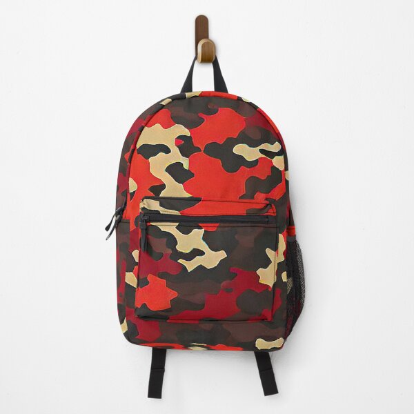 Item preview, Vigorous camouflage: camouflage patterns in dark red, orange, dark brown designed and sold by Minpadesign.