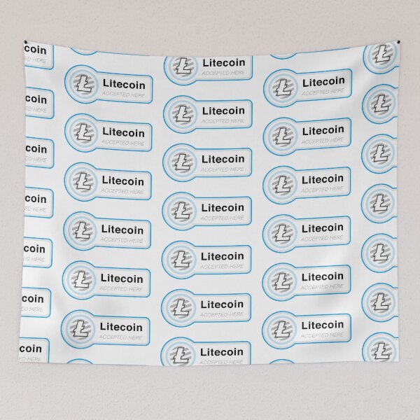 Item preview, Litecoin LTC Accepted Here designed and sold by eldar.