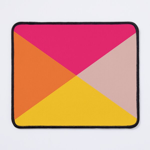 Item preview, Four Triangular Colors | Fuchsia, Dusty Rose, Amber and Orange designed and sold by rsty11.