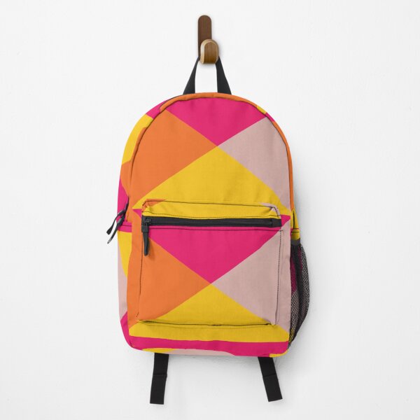 Item preview, Four Triangular Colors | Fuchsia, Dusty Rose, Amber and Orange designed and sold by rsty11.