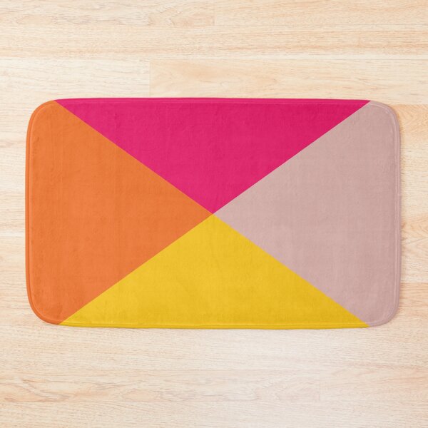 Item preview, Four Triangular Colors | Fuchsia, Dusty Rose, Amber and Orange designed and sold by rsty11.
