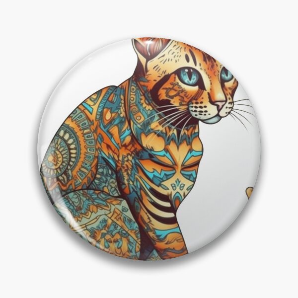 Artikelvorschau, OciCats Artistry: Playful Vintage Prints of the Adorable Ocicat entworfen und verkauft von DooodleGod.