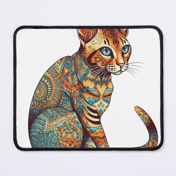 Item preview, OciCats Artistry: Playful Vintage Prints of the Adorable Ocicat designed and sold by DooodleGod.