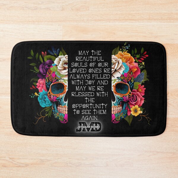 Item preview, Beautiful Floral Sugar Skull with Quote 2 of 4 designed and sold by Jenson Major.