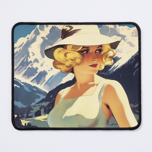 Item preview, Davos, Switzerland, Travel Poster designed and sold by BokeeLee.