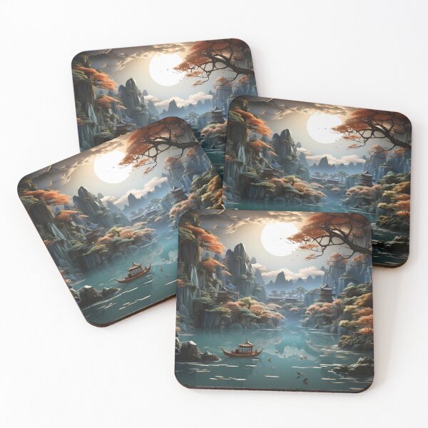 Item preview, The serene beauty of Japan's landscapes captures the essence of tranquility designed and sold by BogatyrovaOlena.