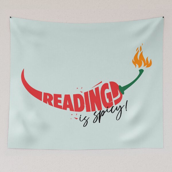 Item preview, Reading is hot, Reading is spicy designed and sold by Rajan Supal.