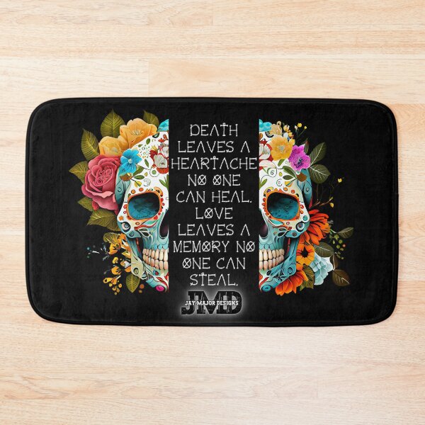 Item preview, Beautiful Floral Sugar Skull with Quote 1 of 4 designed and sold by Jenson Major.