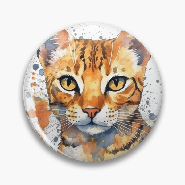 Item preview, Ocicat Watercolor Art Print - Cat Breed Illustration by OcicatFur designed and sold by DooodleGod.