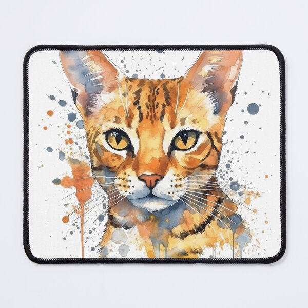 Item preview, Ocicat Watercolor Art Print - Cat Breed Illustration by OcicatFur designed and sold by DooodleGod.