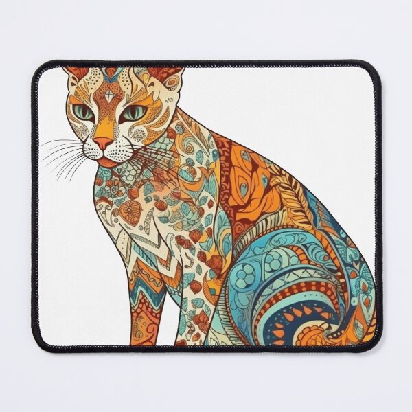 Item preview, WhimsiCat Designs - Hand-Drawn OCICAT Pet Apparel & Home Goods, Cute & Playful Cat-Inspired Whimsical Elements designed and sold by DooodleGod.