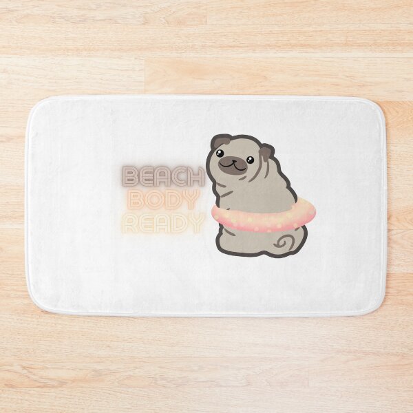 Item preview, Pug at the beach  designed and sold by U-mule.