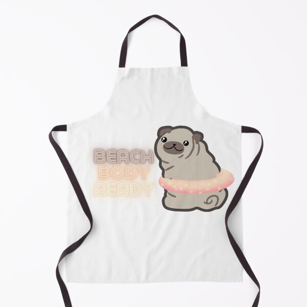 Item preview, Pug at the beach designed and sold by U-mule.