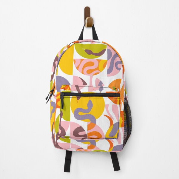 Item preview, Sunny Retro Snake Pattern 2. bold and colourful #backtoschool #snakepattern #cool #retro #geometric designed and sold by Dominiquevari.